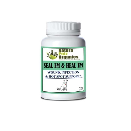 Seal Em & Heal Em Capsules Dog Cat & Small Animal*  Wound, Infection & Hot Spot Support* - DOG/ 90 caps / 450 mg