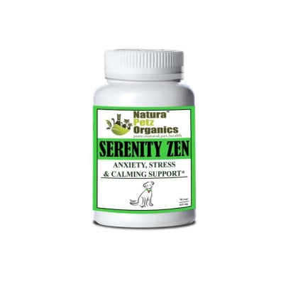 Serenity Zen - Anxiety, Stress, Relaxation & Multi-Systems Calming Support Dogs & Cats* - DOG / 90 caps / 615 mg  / Size 1