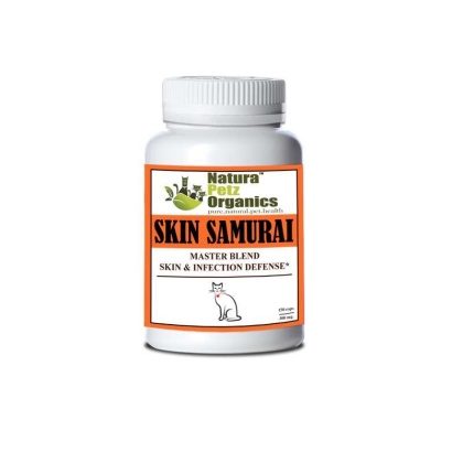 Skin Samurai Max - Master Blend Skin, Coat & Infection Defense For Dogs & Cats* - Cat  90 caps / 250 mg.
