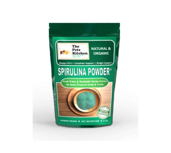 Spirulina* Omega 3 & 6 Lymphatic, Weight & Probiotic Immune Support* The Petz Kitchen - 8 Oz.