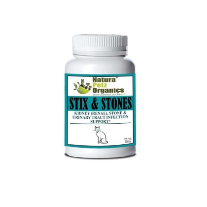 Stix And Stones Capsules* Kidney, Urinary Tract Infection & Stone Support* - CAT/ 150 caps / 250 mg / Size 3