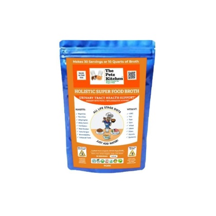 Super Food Broth Urinary Tract Health Support* The Petz Kitchen Dogs Cats - 4.5 Oz.