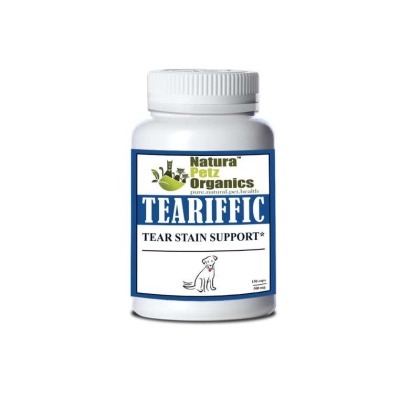 Teariffic - Tear Stain Support For Dogs* Tear Stain Support For Cats* - Dog 150 caps - 500 mg Size 1 Cap /