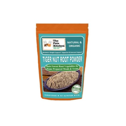 Tiger Nut Root Powder* Metabolic Weight, Digestive & Immune Support* The Petz Kitchen Organic Super Food Ingredients Dogs Cats - 4 Oz