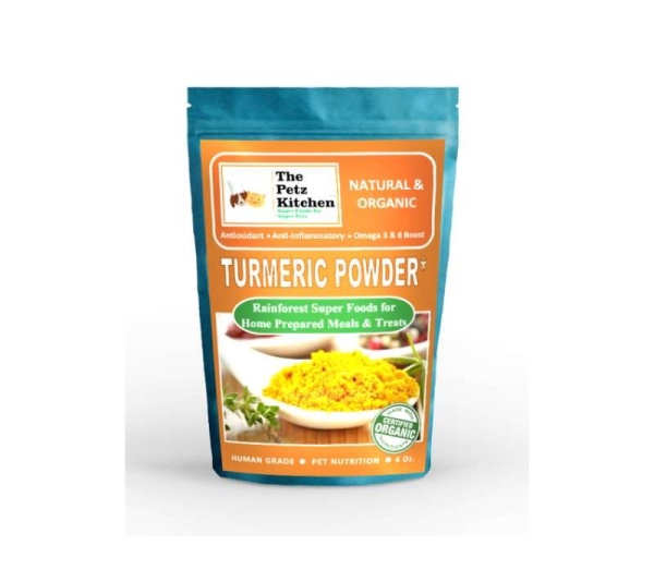 Turmeric Curcuma - Antioxidant Joint & Inflammation Support* The Petz Kitchen - Organic & Human Grade Ingredients For Home Prepared Meals & Treats - 4 Oz