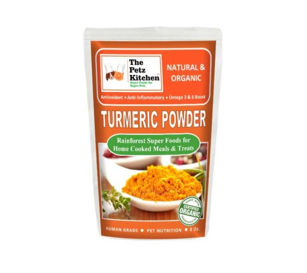 Turmeric Curcuma - Antioxidant Joint & Inflammation Support* The Petz Kitchen - Organic & Human Grade Ingredients For Home Prepared Meals & Treats - 8 Oz