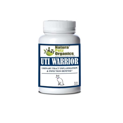 Uti Warrior Max* Urinary Tract Inflammation & Infection Support* Dogs Cats - CAT 325 mg. / 90 Caps Size 3 No Flavor