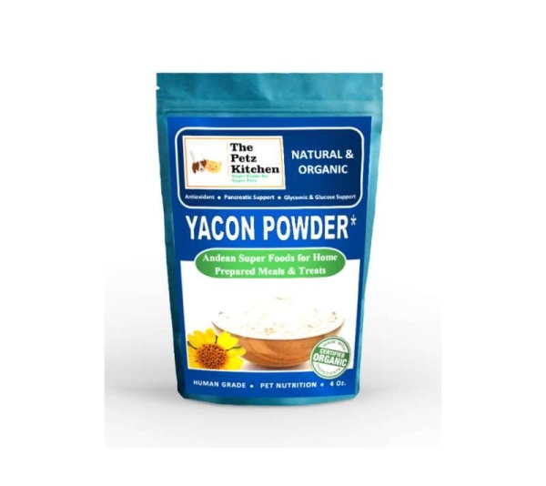 Yacon Leaf - Antioxidant Pancreatic Support* Glycemic & Glucose Support* The Petz Kitchen - Organic Human Grade Ingredients For Home Prepared Meals & Treats - 4 Oz
