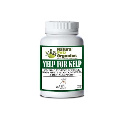 Yelp For Kelp - Omega 3 & 6 Thyroid & Whole Body Multi-Mineral, Vitamin & Dental Support* - DOG/ 150 caps / 500 mg / Size 1