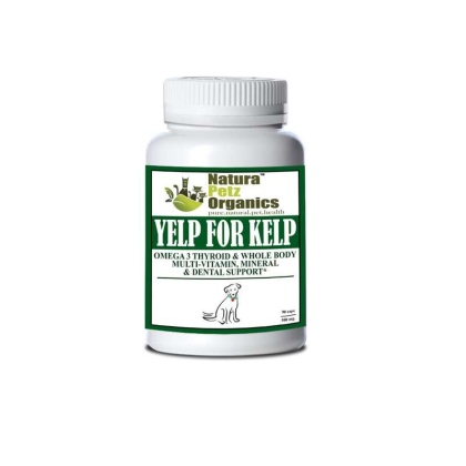 Yelp For Kelp - Omega 3 & 6 Thyroid & Whole Body Multi-Mineral, Vitamin & Dental Support* - DOG/ 90 caps / 500 mg / Size 1