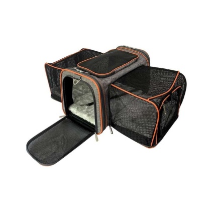 Mr. Peanut's Diamond Series Double Expandable Pet Carrier - 18 in L X 11 in W X 11 in H