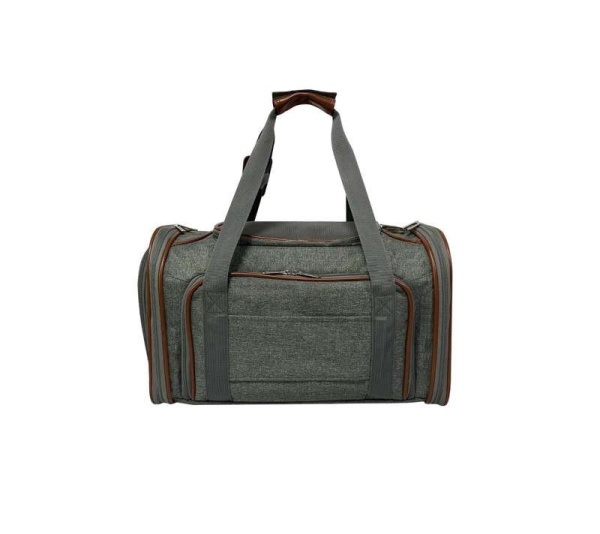 Twilight Gray - Mr. Peanut's Platinum Series Double Expandable Pet Carrier - 18inLx10.5inWx11inH