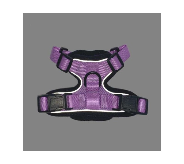 Lilac - Mr. Peanut's PurrTrek Reflective Cat Harness with Matching Leash - X Small