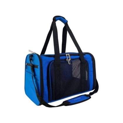 Deja Blue - Mr. Peanut's Silver Series Airline Capable Soft Sided Pet Carrier - 17.5 in L x 11 in W x 11 in H