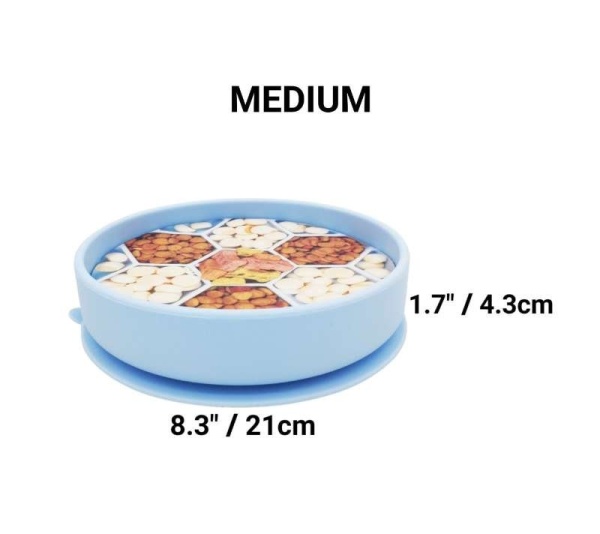 Mr. Peanut's Silicone Slow Feeder Dog Bowl - Small