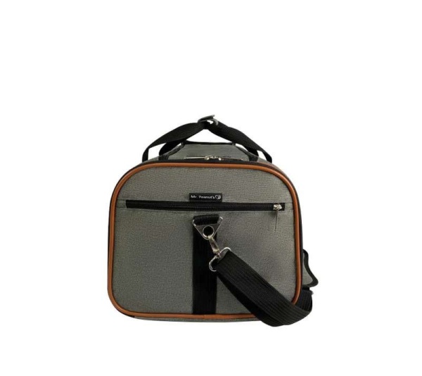 Platinum Gray - Mr. Peanut's Rhodium Series Mini Size Soft Sided Pet Carrier - 18 in L x 12 in W x 9 in H