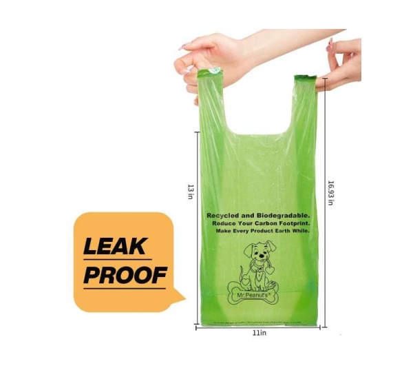 Mr. Peanut's XL Pooper Scooper and BioDegradable Recycled Plant Based Waste Bags - 13X11 in