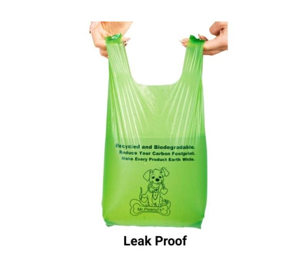 Mr. Peanut's XL Pooper Scooper and BioDegradable Recycled Plant Based Waste Bags - 13X11 in