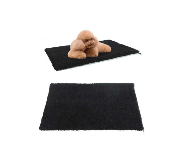 Portable Pet Crate Faux Fleece Pad - 22X15 in