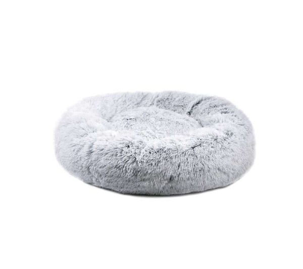 Snowflake White Two Tone - Mr. Peanut's OrthoPlush Pet Bed - 28 in
