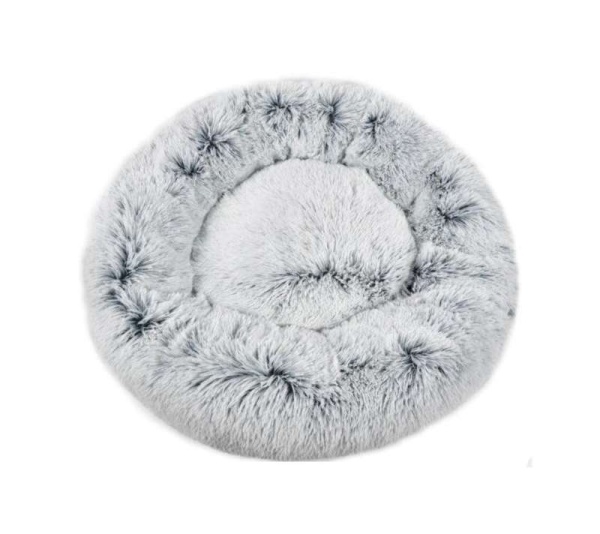 Snowflake White Two Tone - Mr. Peanut's OrthoPlush Pet Bed - 28 in