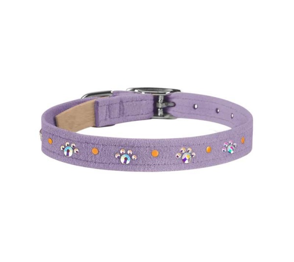 French Lavender - Susan Lanci Designs Crystal Paws Collar - Small