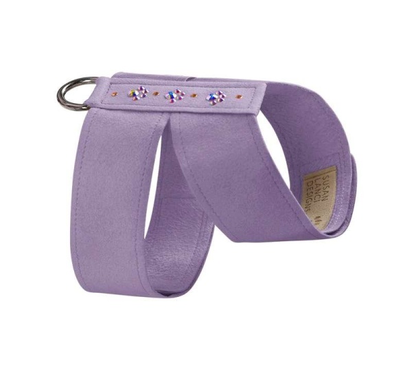 French Lavender - Susan Lanci Designs Crystal Paws Tinkie Harness - XL