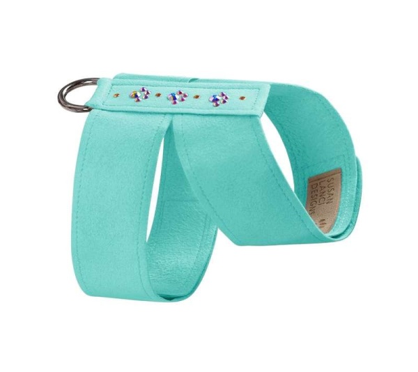 Tiffi Blue - Susan Lanci Designs Crystal Paws Tinkie Harness - XL