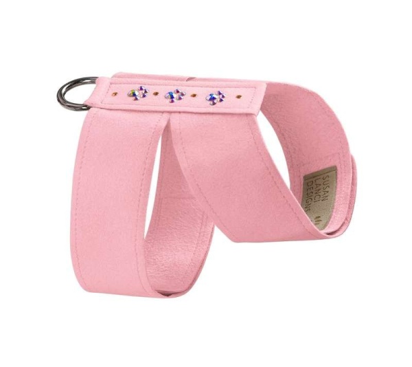 Puppy Pink - Susan Lanci Designs Crystal Paws Tinkie Harness - Medium
