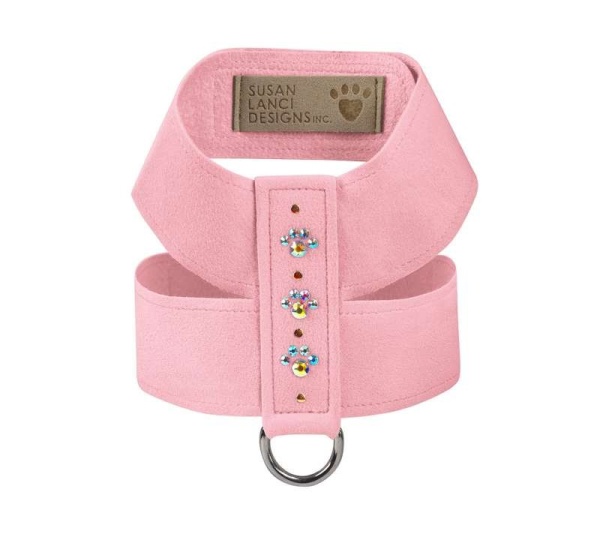 Puppy Pink - Susan Lanci Designs Crystal Paws Tinkie Harness - TC