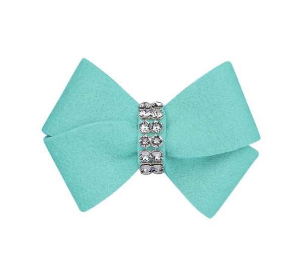 Tiffi Blue - Susan Lanci Designs Nouveau Bow Hair Bow - XS