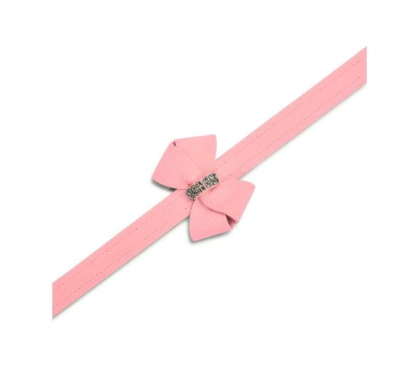 Puppy Pink - Susan Lanci Designs Nouveau Bow Leash - 4 FT