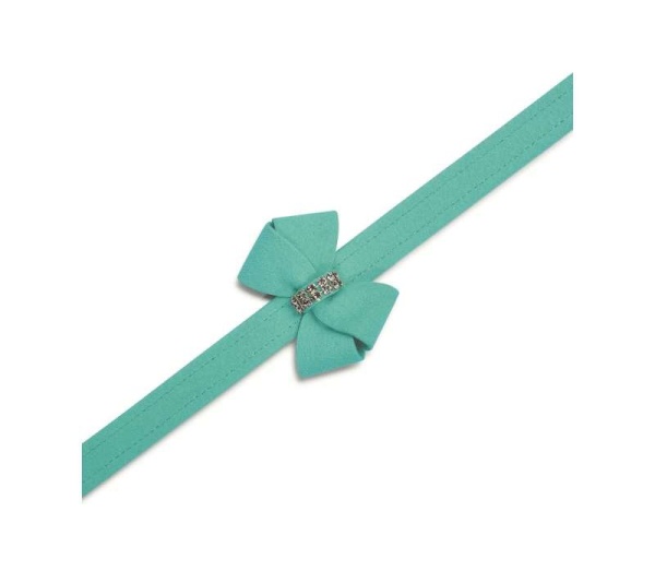 Tiffi Blue - Susan Lanci Designs Nouveau Bow Leash - 4 FT