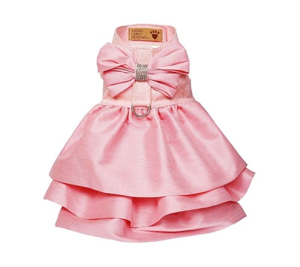 Puppy Pink Glitzerati  - Susan Lanci Designs Puppy Pink Glitzerati Madison Dress - Medium
