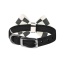 Puppy Pink - Susan Lanci Designs Windsor Check Nouveau Bow Collar - Medium