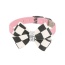 Puppy Pink - Susan Lanci Designs Windsor Check Nouveau Bow Collar - XL