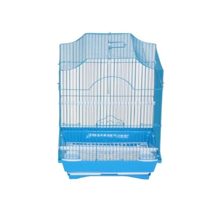 Blue - YML Cornerless Flat Top Cage - Medium - 13.3" x 10.8" x 16.5"