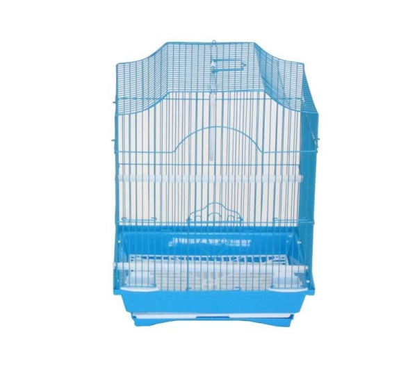 Blue - YML Cornerless Flat Top Cage - Medium - 13.3" x 10.8" x 16.5"