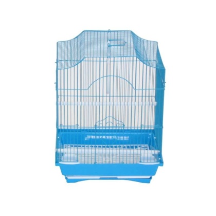 Blue - YML Cornerless Flat Top Cage - Small - 11" x 9" x 14"