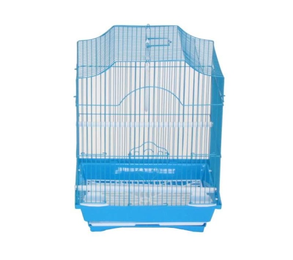 Blue - YML Cornerless Flat Top Cage - Small - 11" x 9" x 14"