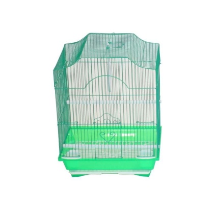 Green - YML Cornerless Flat Top Cage - Medium - 13.3" x 10.8" x 16.5"