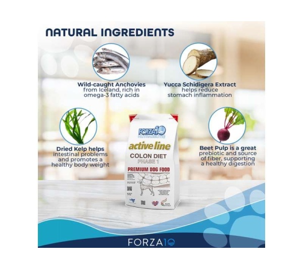 Forza10 Active Colon Support Diet Phase 1 Dry Dog Food - 8-lb bag