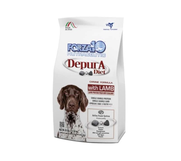 Forza10 Active Depura Diet Lamb Dry Dog Food - 25-lb bag