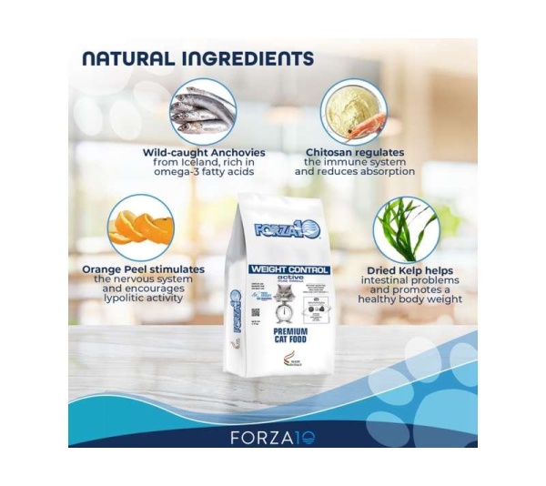 Forza10 Active Weight Control Diet Dry Cat Food - 4-lb bag