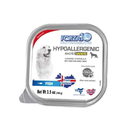 Forza10 Actiwet Hypoallergenic Icelandic Fish Recipe Canned Dog Food - 3.5-oz