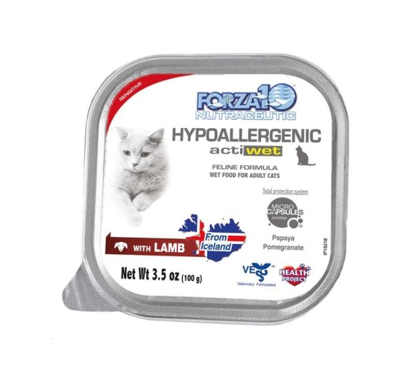 Forza10 Actiwet Hypoallergenic Canned Cat Food - 3.5-oz