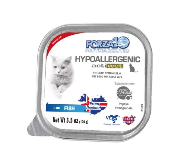 Forza10 Actiwet Hypoallergenic Icelandic Fish Recipe Canned Cat Food - 3.5-oz