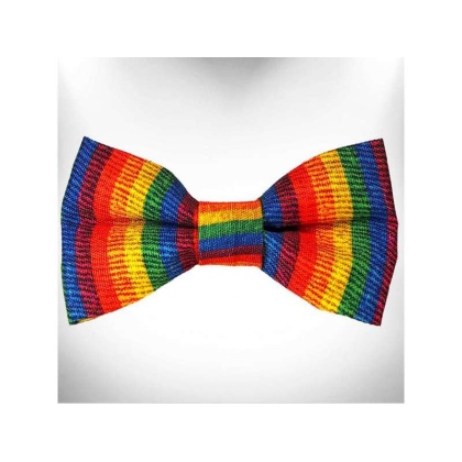 Rainbow Pride Doggie  - Bow Tie - Large 5"x 2.5"