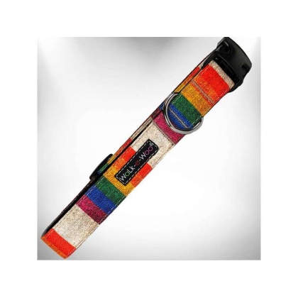 Rainbow Pride  - Dog Collars - L 1" width fits 14-25" neck