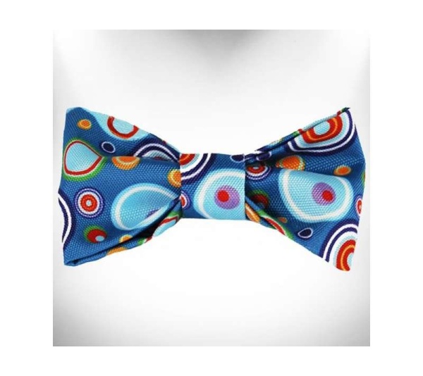 Blue - Martini Dog Bow Tie